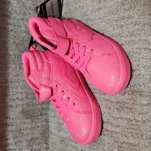 BRAND NEW Pink sparkle sneakers 10T